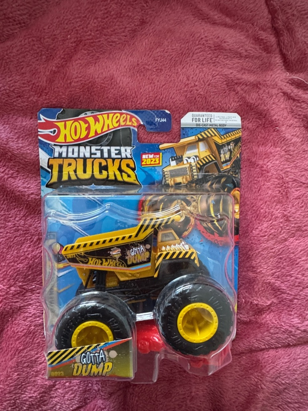 Hot Wheels Monster Trucks Gotta Dump Toy Truck - Yellow